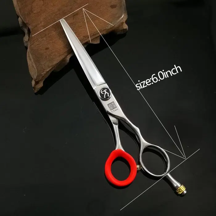 TITAN HIRLD Forbici da parrucchiere professionali TITAN Taglio capelli Barbiere Taglio diradamento Affilato 6,0 pollici