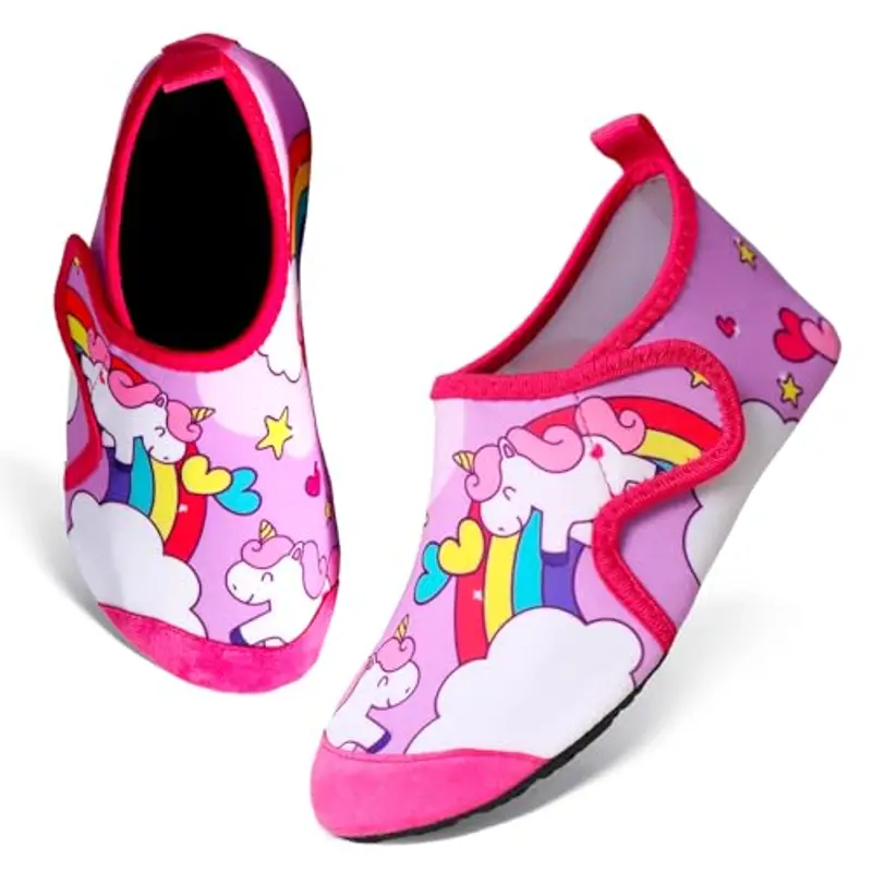 TMEOG Scarpe da Scoglio Bambino Bambina Scarpe Mare Acquatiche Piscina Bambini Scarpe da Spiaggia Acqua Immersione Scarpette da Bagno Surf