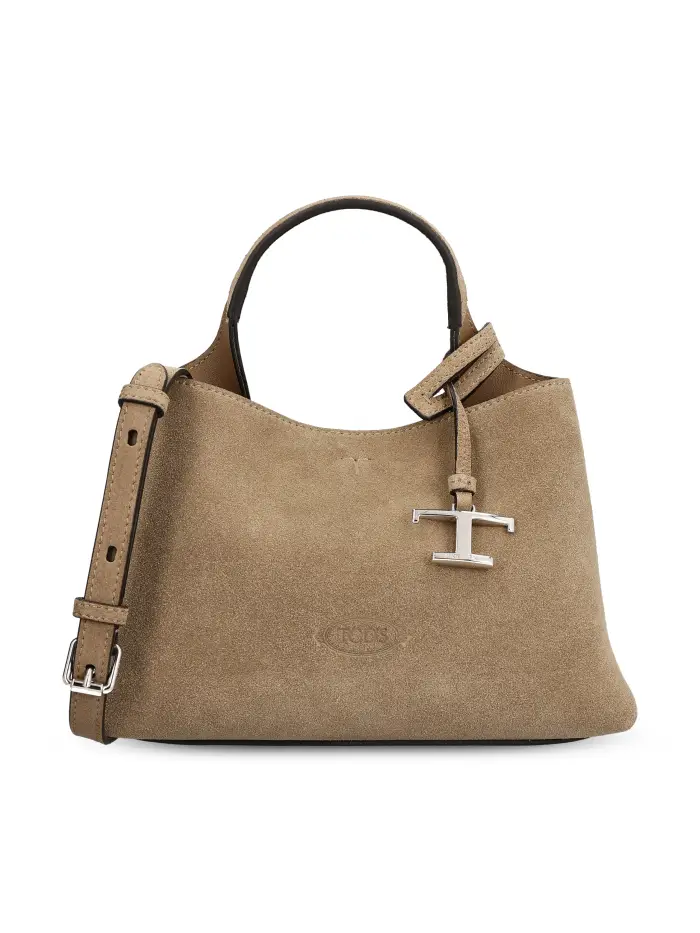 Borsa realizzata in pelle BEIGE