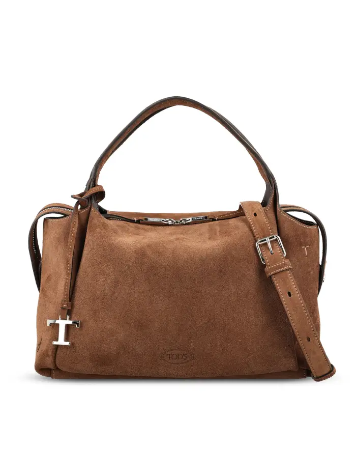 Borsa realizzata in pelle MARRONE