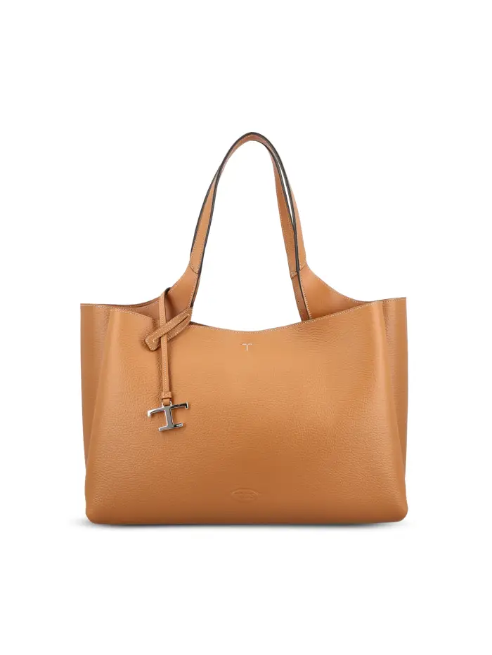 Borsa realizzata in pelle MARRONE
