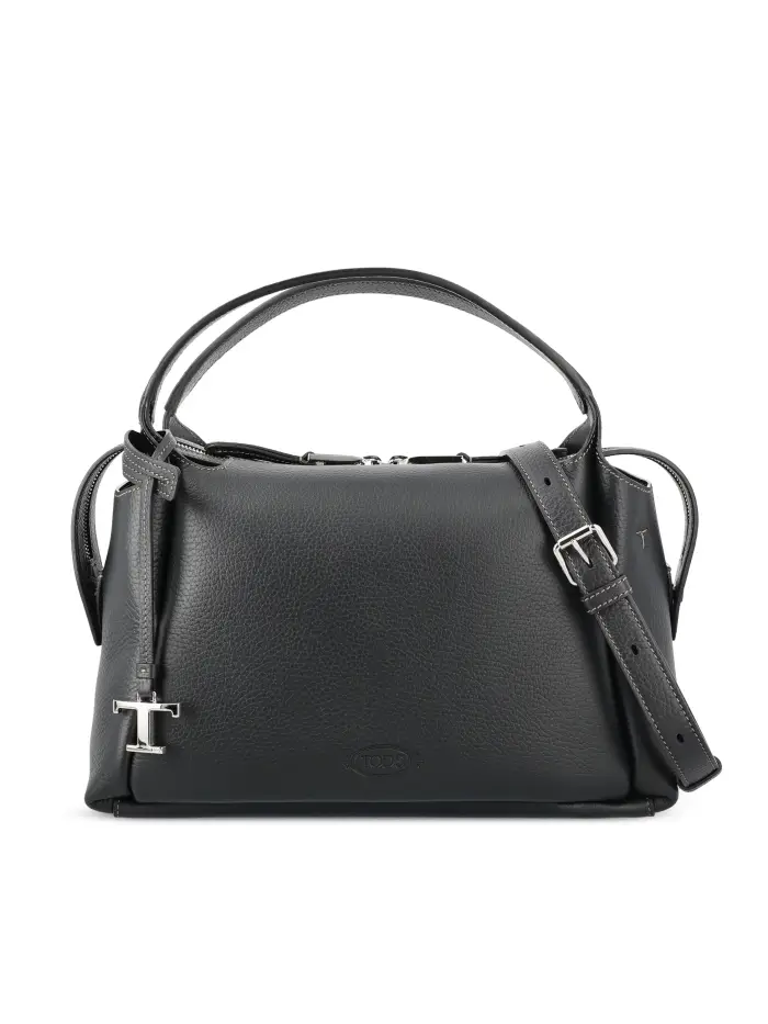Borsa realizzata in pelle NERO