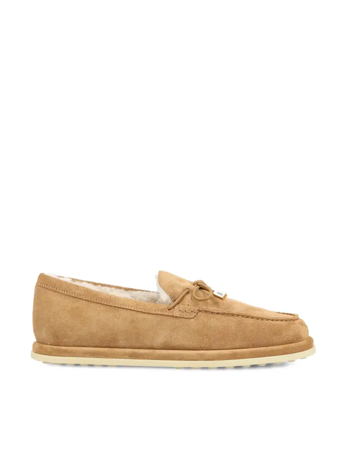 Mocassini realizzati in pelle scamosciata BEIGE