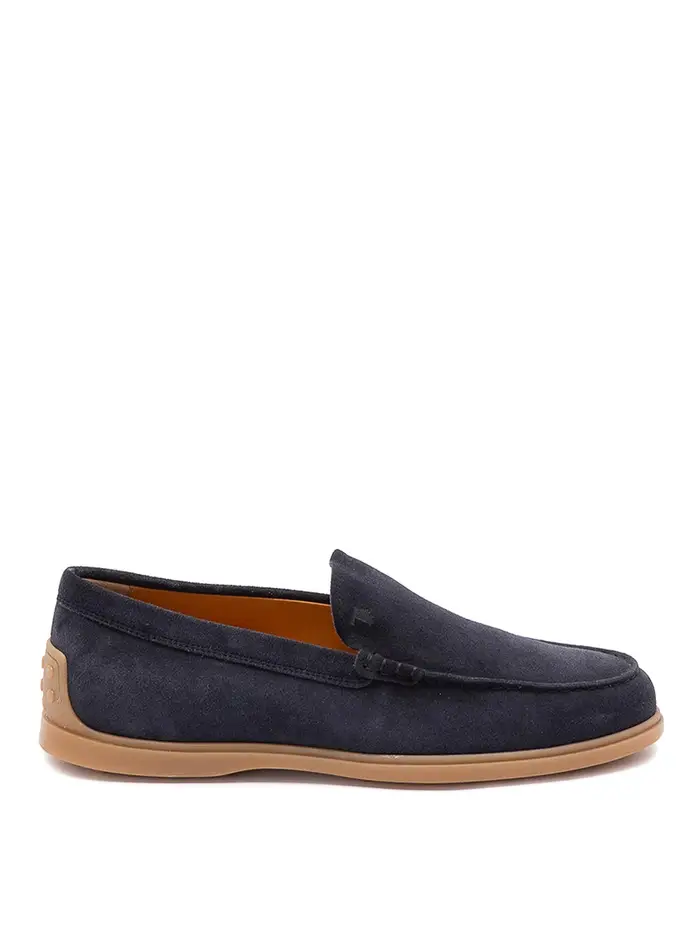 Tod s Mocassino In Pelle Scamosciata Blu