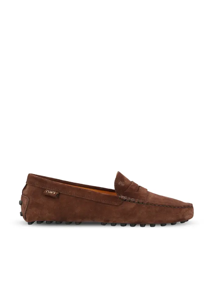 Mocassino realizzato in pelle MARRONE