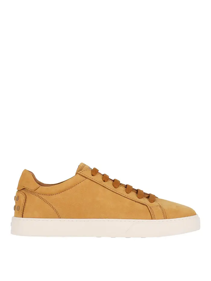 Tod s Sneaker a Nabuk di Vitello Giallo
