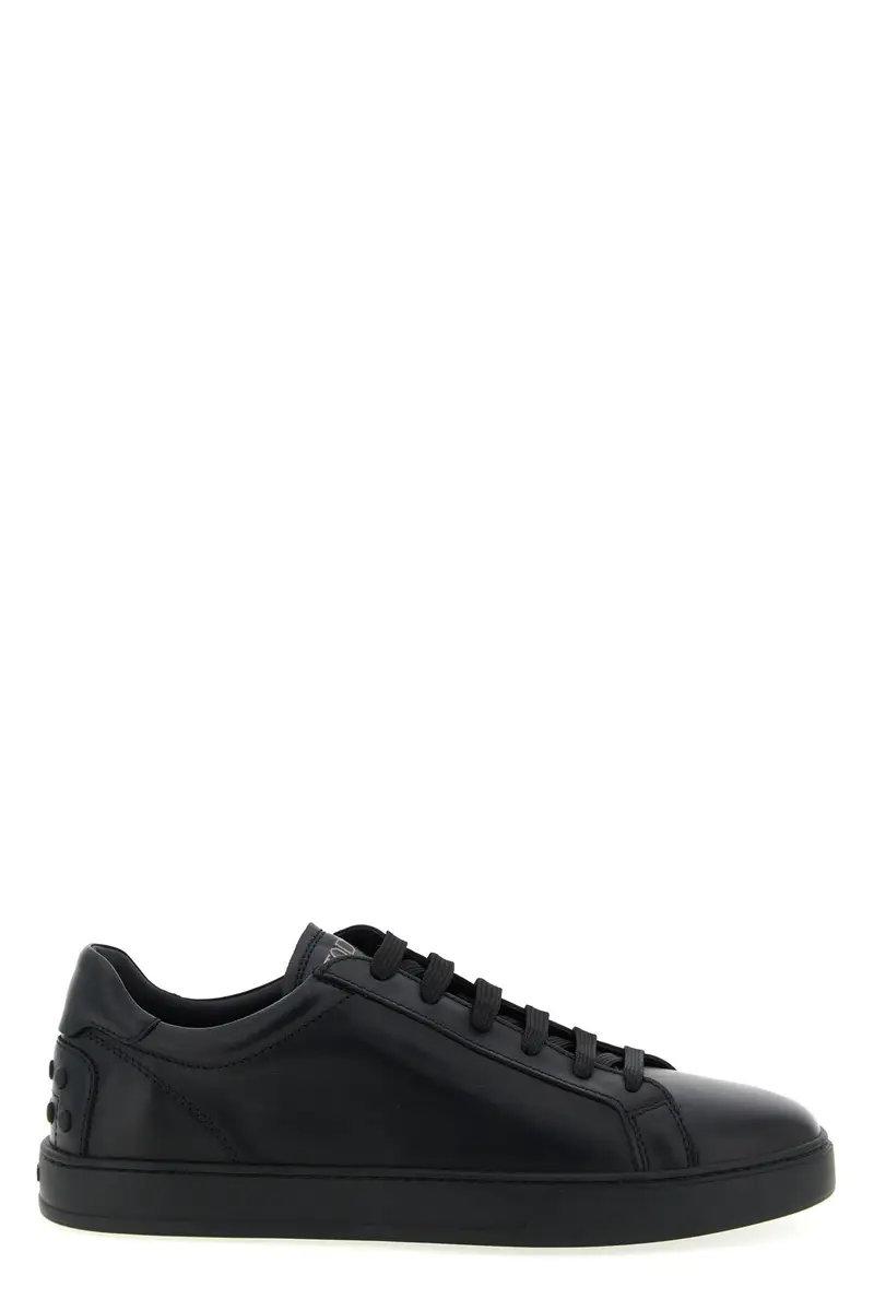 TOD S Sneakers in Pelle Nero