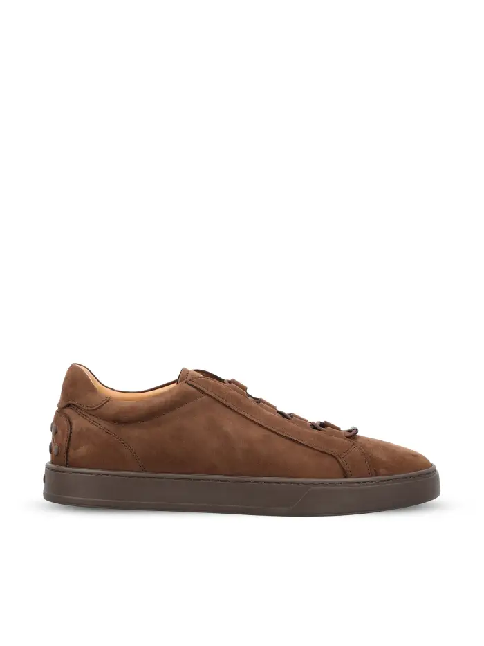 Sneakers realizzate in pelle MARRONE