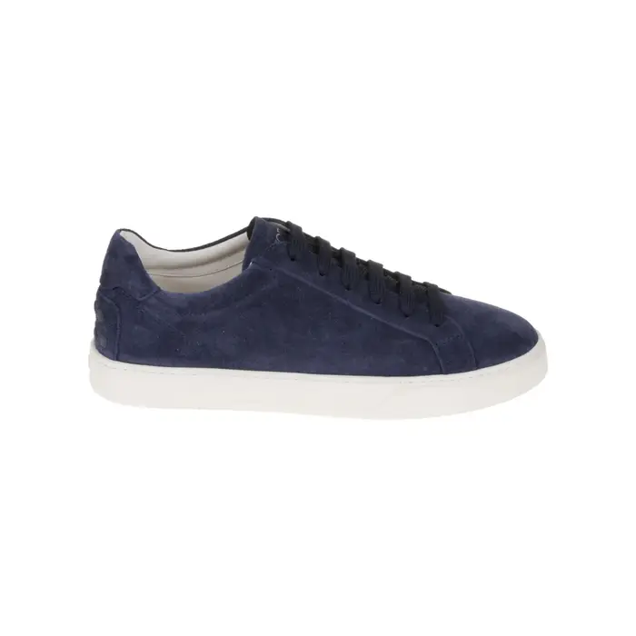 Tod s sneakers uomo in camoscio blu