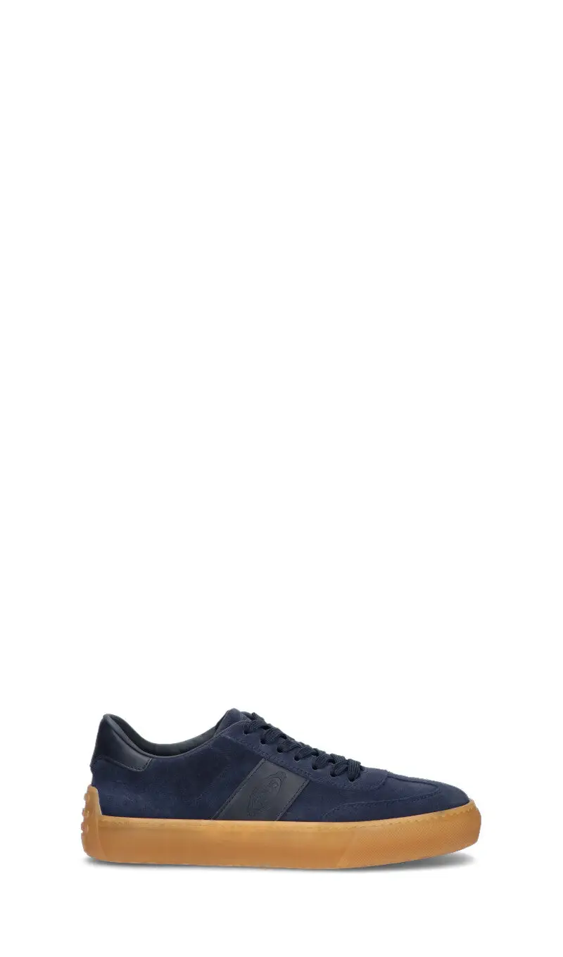 TODS Sneaker uomo blu in suede Vario