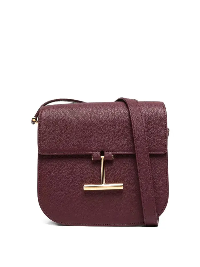 Tom Ford Borsa a tracolla Tara Mini Rosso Scuro