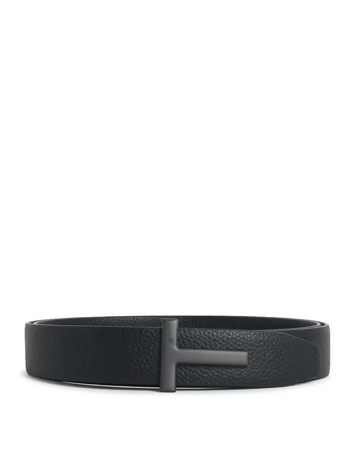 Tom Ford cintura in pelle nera Nero