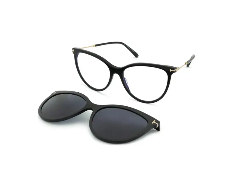 Tom Ford Donna FT5994-B 1 Montature da vista Acetato Nero Cat Eye Normale