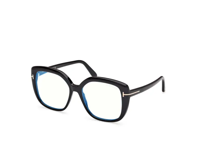 Tom Ford Donna FT6043-B 1 Montature da vista Acetato Nero Squadrata Normale