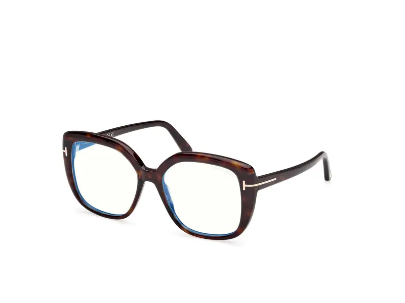 Tom Ford Donna FT6043-B 52 Montature da vista Acetato Havana Squadrata Normale