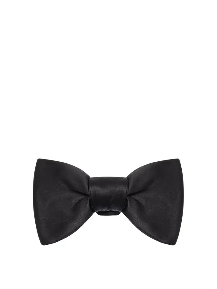 Tom Ford Papillon in seta Nero