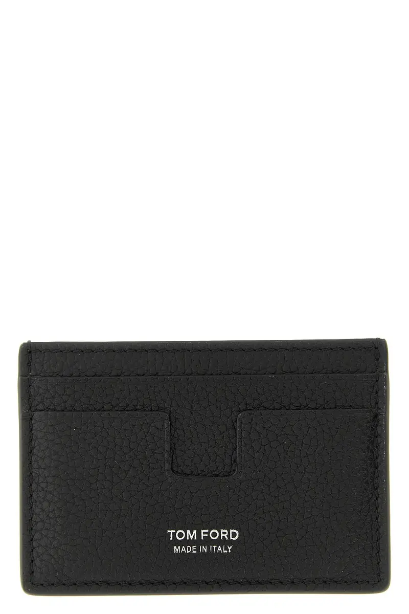 TOM FORD Portacarte Martellato Nero