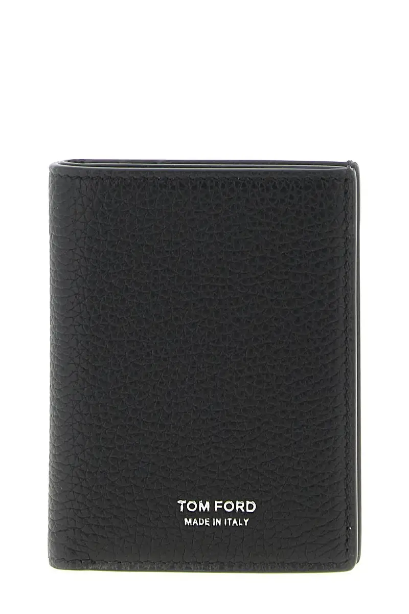 TOM FORD Portacarte Pieghevole Nero
