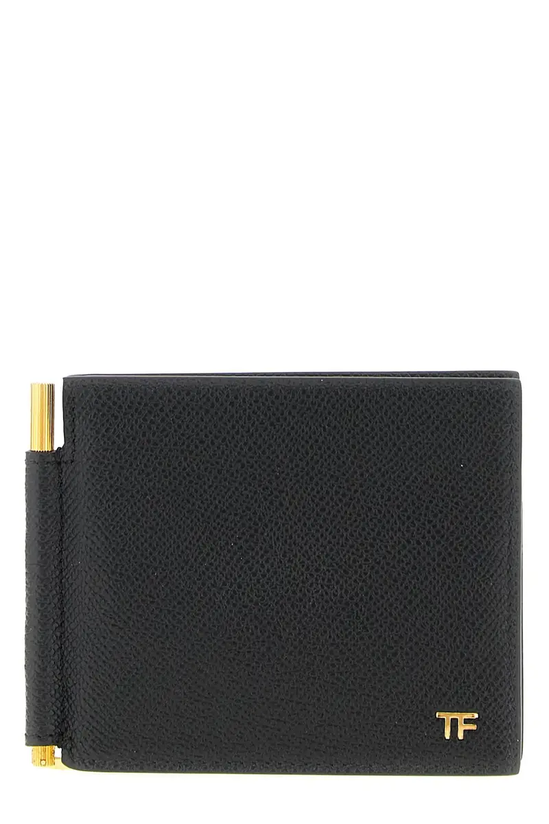 TOM FORD Portafoglio Grana Piccola Nero