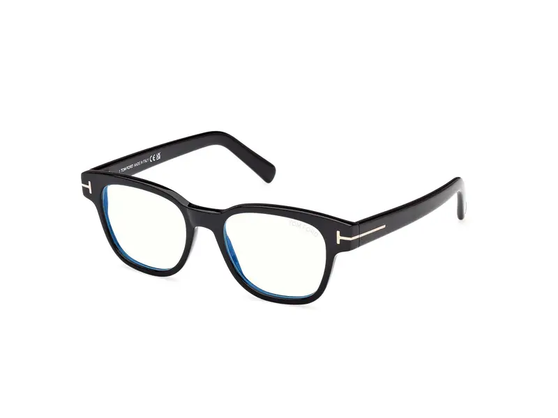 Tom Ford Uomo FT5977-B 1 Montature da vista Acetato Nero Squadrata Normale