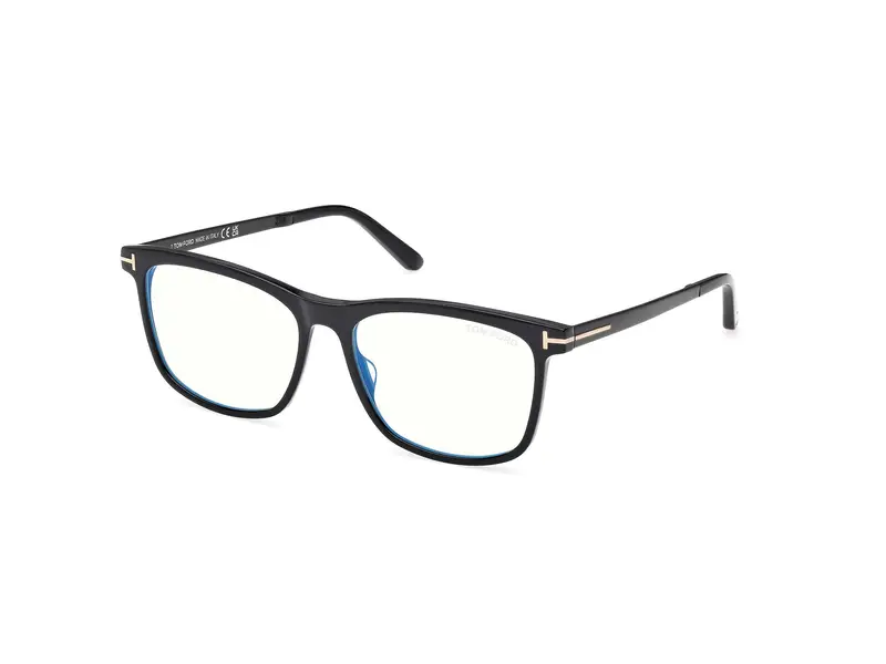 Tom Ford Uomo FT6038-B 1 Montature da vista Acetato Nero Squadrata Normale
