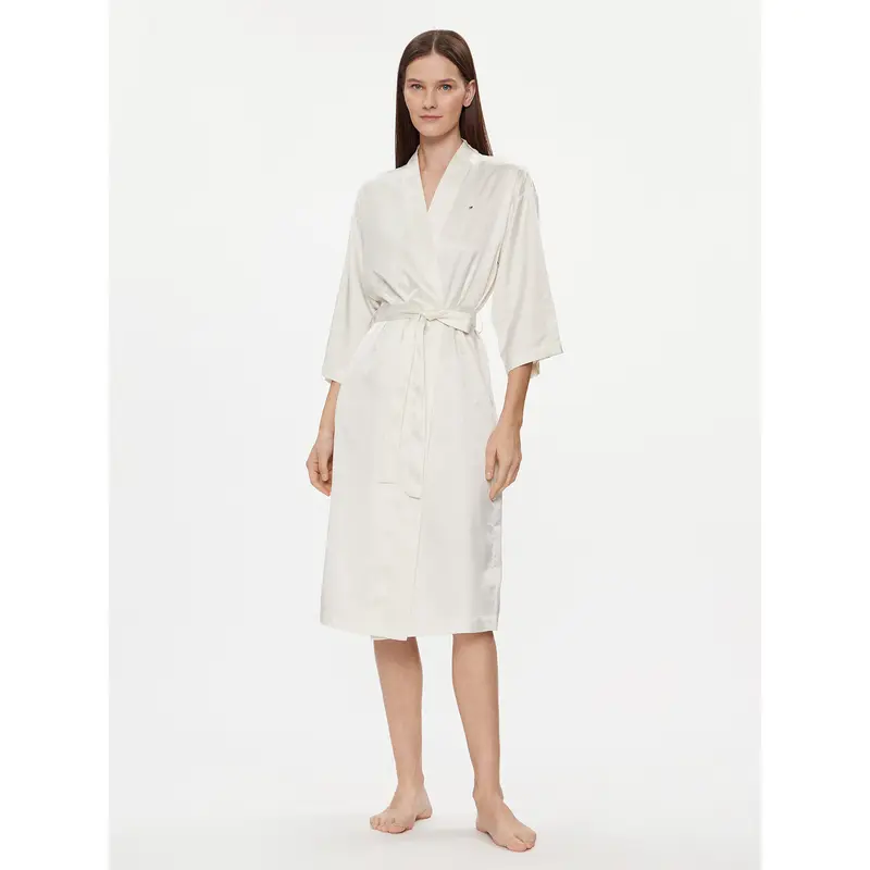 Tommy Hilfiger Accappatoio UW0UW05204 Écru Écru