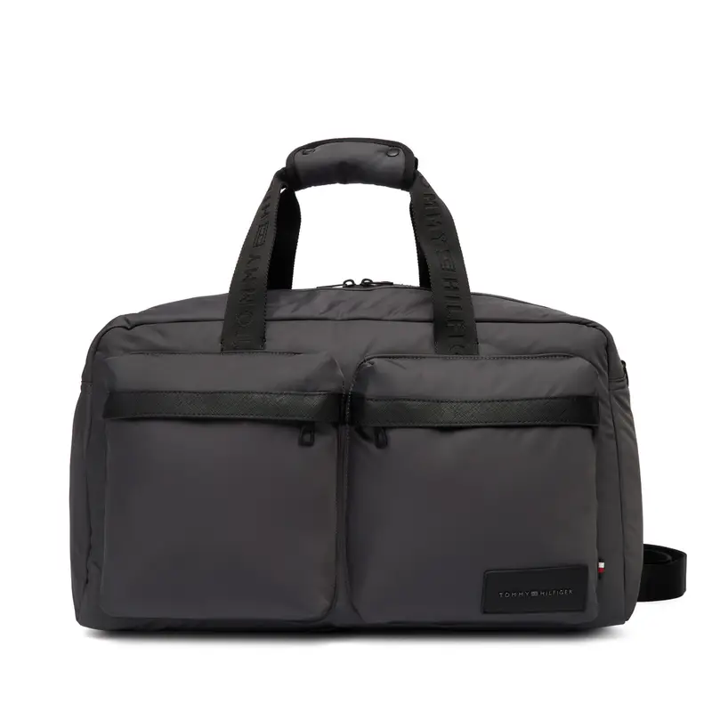 Tommy Hilfiger Borsa Th Repreve Duffle AM0AM14008 Grigio