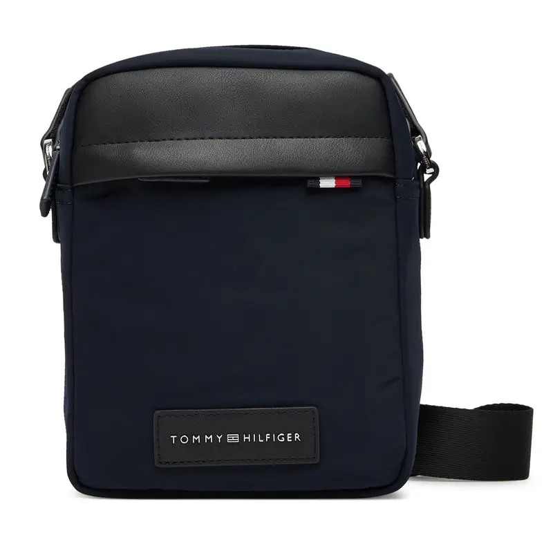 Tommy Hilfiger Borsellino Th Nylon Mini Reporter AM0AM13618 Blu scuro
