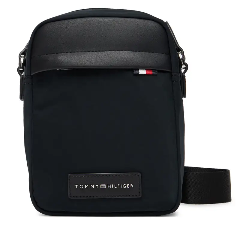 Tommy Hilfiger Borsellino Th Nylon Mini Reporter AM0AM13618 Nero