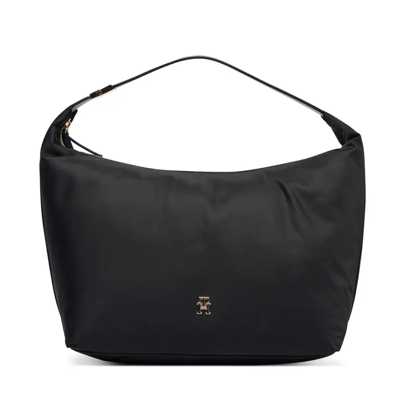 Tommy Hilfiger Borsetta Th Go Hobo Nylon AW0AW18229 Nero