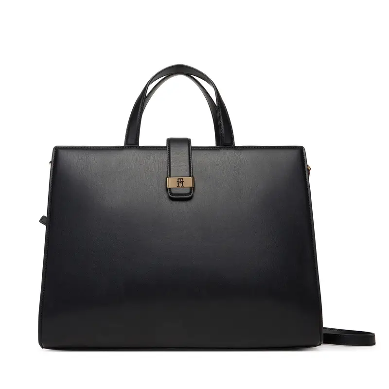 Tommy Hilfiger Borsetta Th Heritage Satchel AW0AW18287 Nero