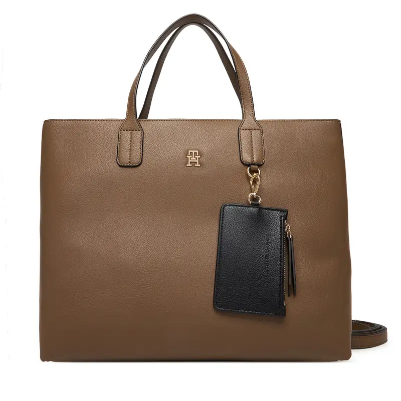 Tommy Hilfiger Borsetta Th Icon Satchel AW0AW18122 Marrone