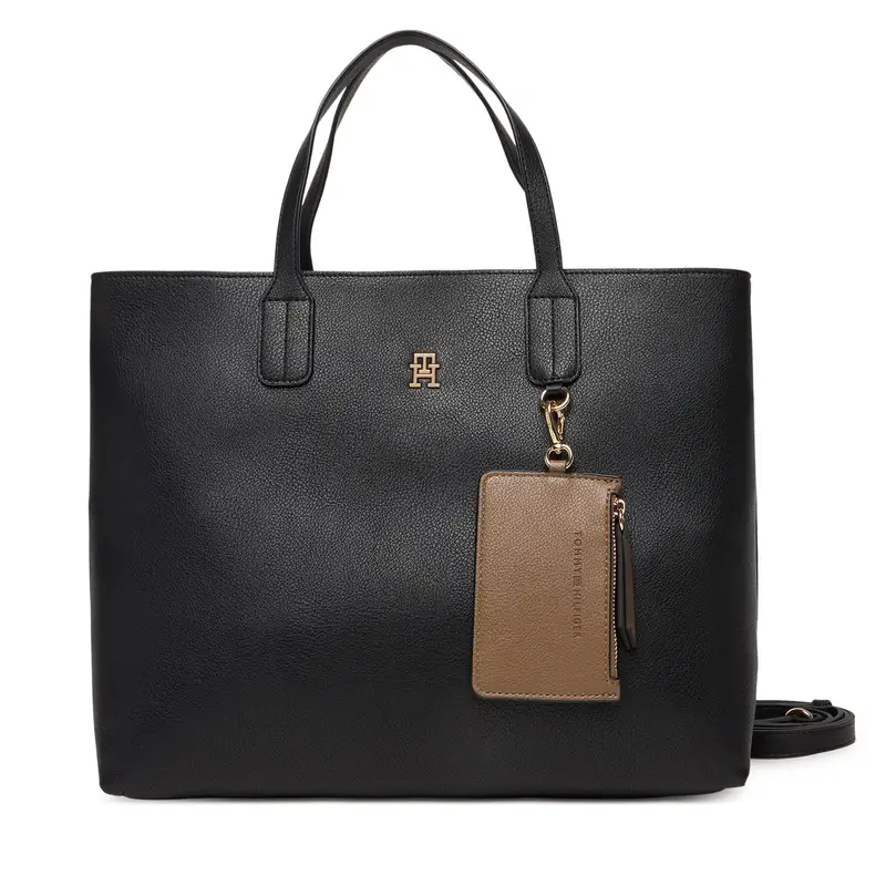 Tommy Hilfiger Borsetta Th Icon Satchel AW0AW18122 Nero
