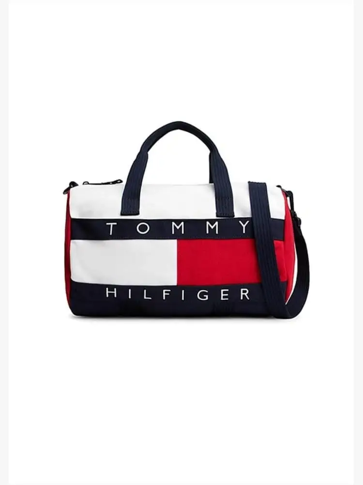 Tommy Hilfiger borsone blu navy bambino con logo