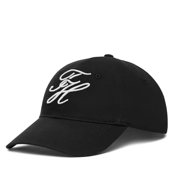 Tommy Hilfiger Cappellino Logo Embroidery Baseball Cap AM0AM14120 Nero