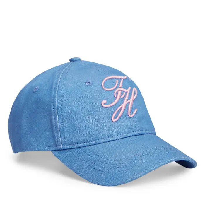 Tommy Hilfiger Cappellino Logo Embroidery Baseball Cap AW0AW18338 Blu