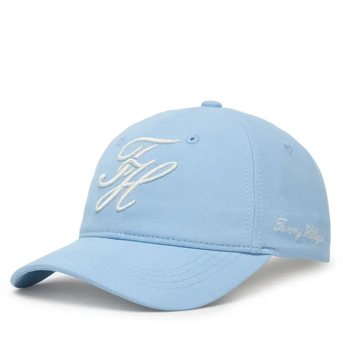 Tommy Hilfiger Cappellino Logo Embroidery Baseball Cap AW0AW18338 Blu