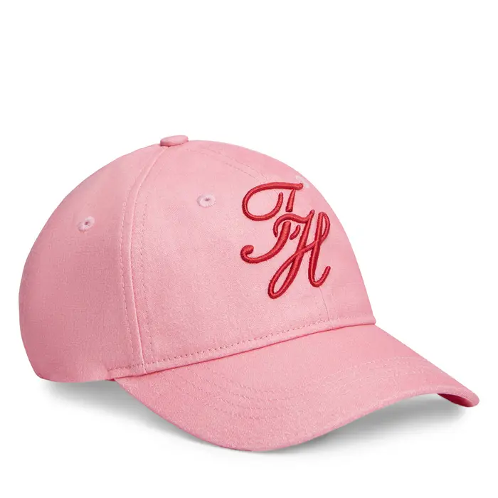 Tommy Hilfiger Cappellino Logo Embroidery Baseball Cap AW0AW18338 Rosa
