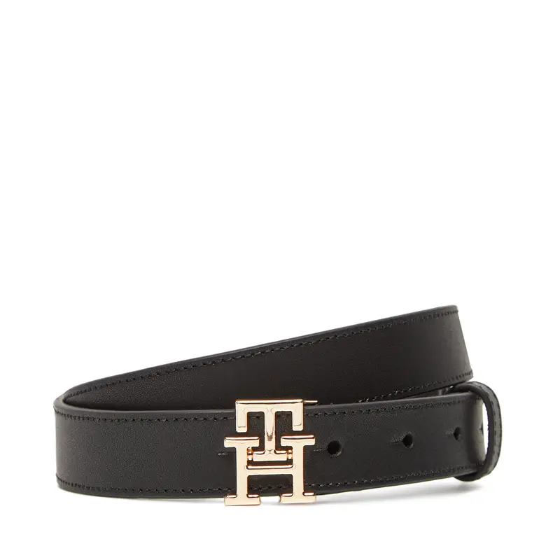 Tommy Hilfiger Cintura da donna Th Modern 2.5 AW0AW17496 Nero