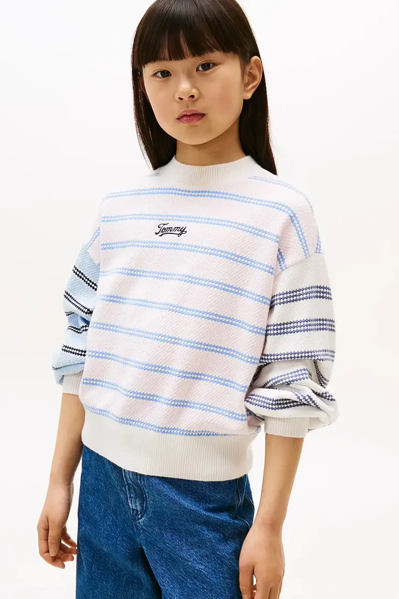 Tommy Hilfiger felpa per bambini KG0KG08678 Multicolore