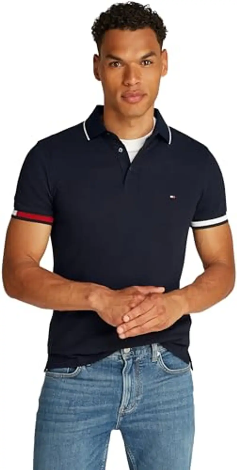 Tommy Hilfiger Polo Uomo Blu 636621