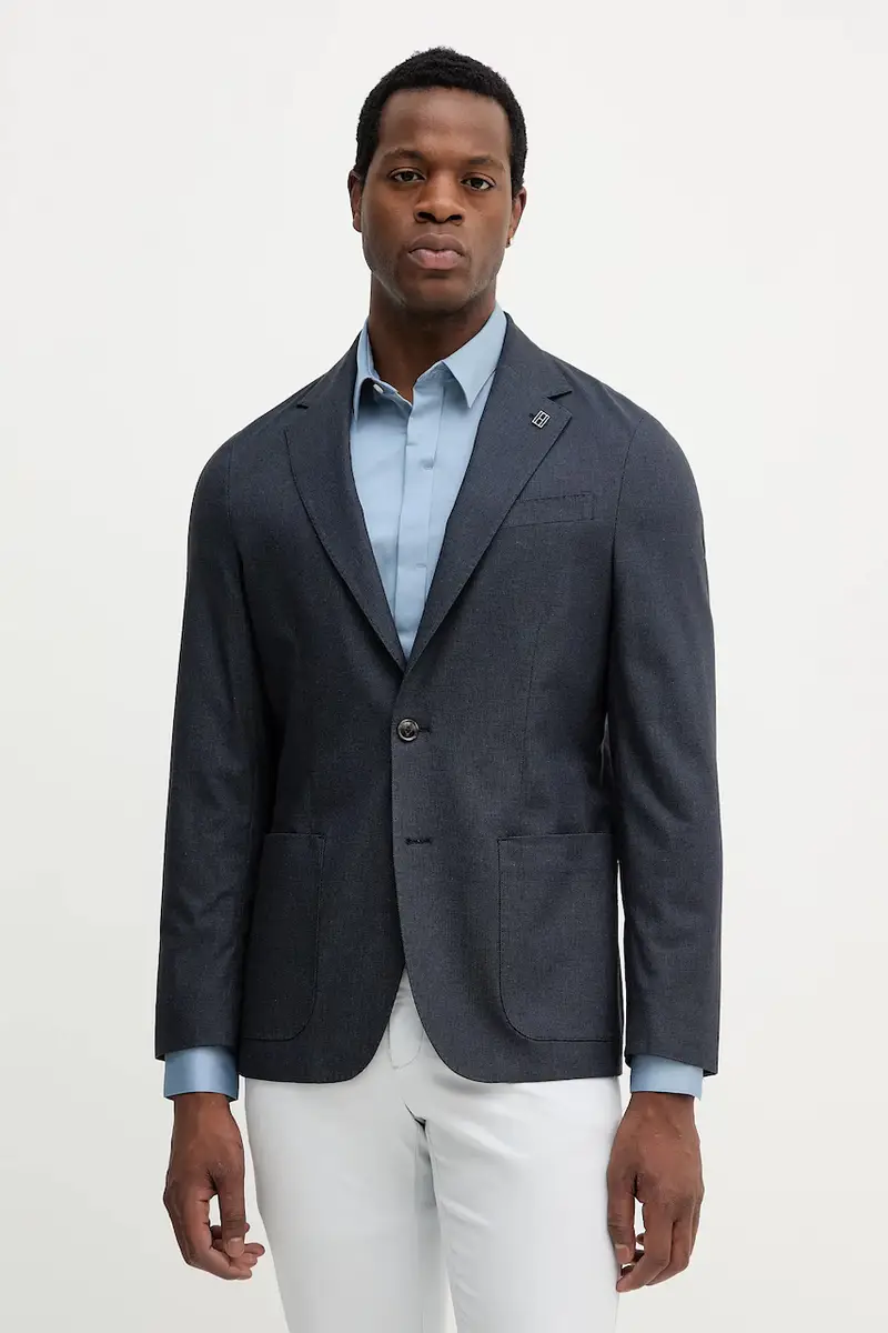 Tommy Hilfiger giacca uomo colore blu navy MW0MW39743