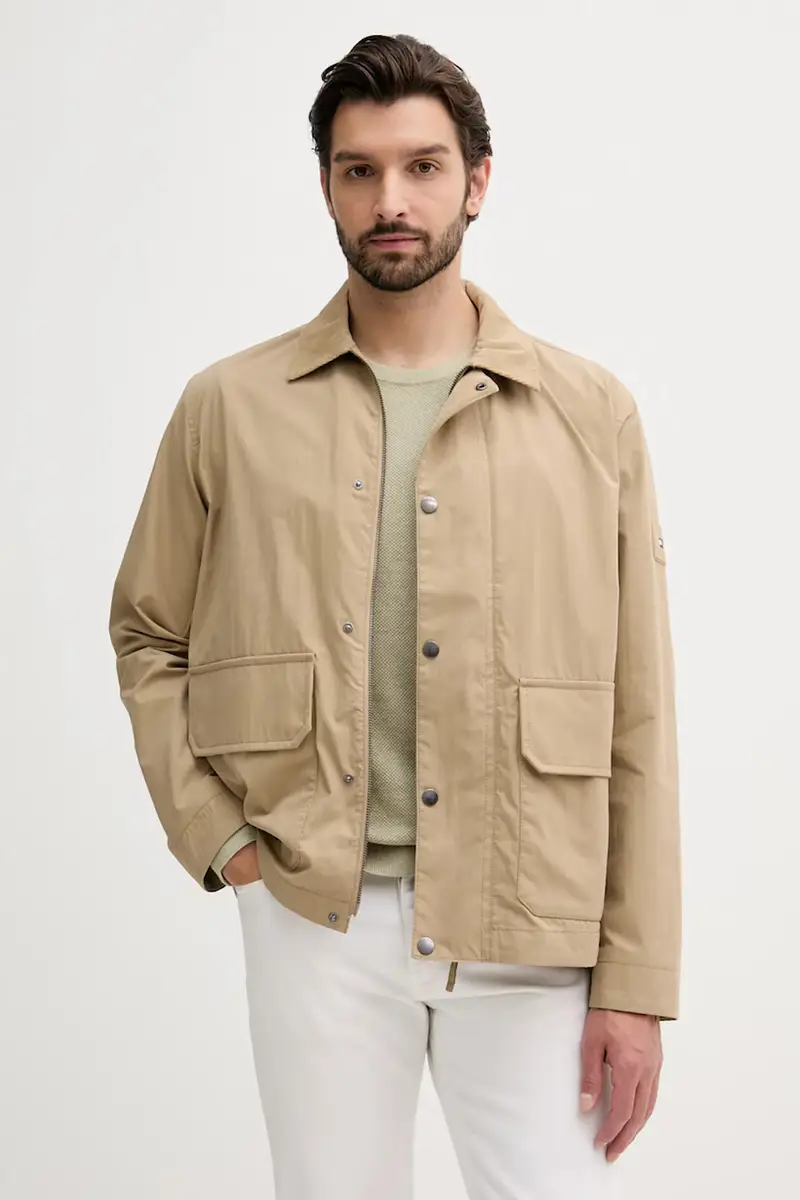 Tommy Hilfiger giacca uomo colore verde MW0MW39638