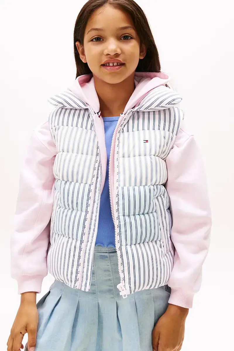 Tommy Hilfiger gilet da bambino KG0KG08729 Multicolore