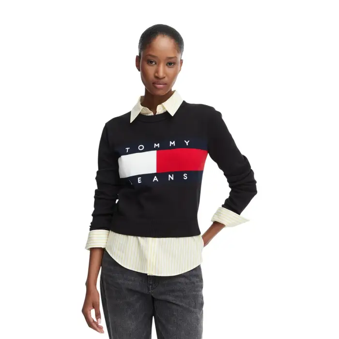 Tommy Hilfiger Jeans Maglia Donna - black