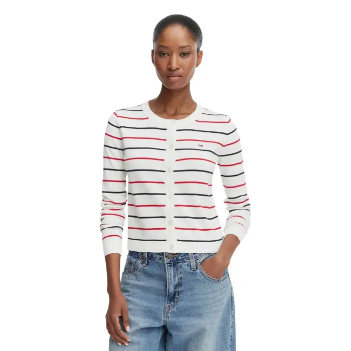 Tommy Hilfiger Jeans Maglia Donna - white