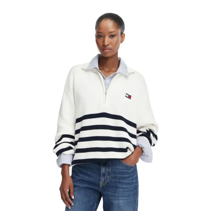 Tommy Hilfiger Jeans Maglia Donna - white