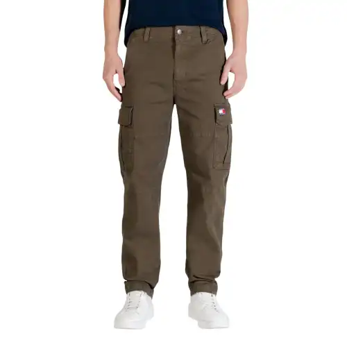 Tommy Hilfiger Jeans Pantaloni Chino Verdi Uomo - green / W33 L32