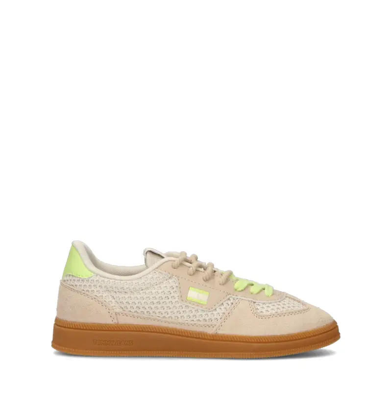 TOMMY HILFIGER JEANS Sneaker donna bianca/beige Vario