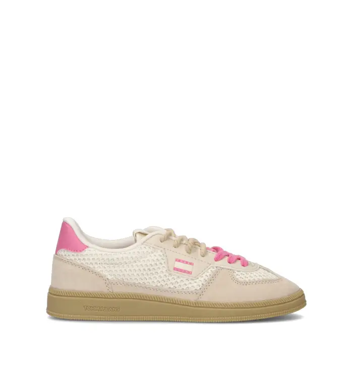 TOMMY HILFIGER JEANS Sneaker donna bianca/rosa Vario